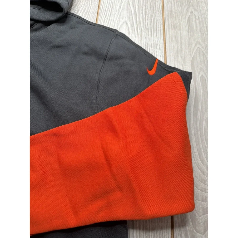 New Nike Cleveland Browns Mens Sideline Club NFL Hooded Sweatshirt Size 4XL